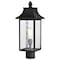 Nuvo Austen Outdoor Post Lantern 1 Light Matte Black 60/5995 - alternate 1